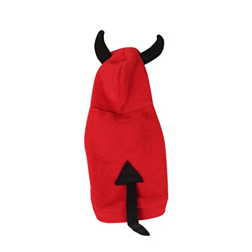 Warmhm Pet Devil Transformation Outfit Halloween Welpe Hündchen Haustierkleidung Hund Teufel Kostüm Züchten Hunde Kostüme Für Rot Plüsch Warmhm Pet Devil Transformation Outfit Halloween Welpe Hündchen Haustierkleidung Hund Teufel Kostüm Züchten Hunde Kostüme Für Rot Plüsch von Warmhm