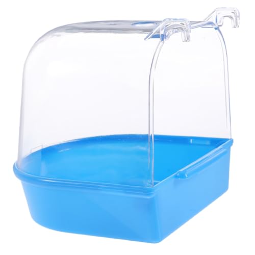 Warmhm Praktische Vogel Duschbox für Käfig Kleine Vogelbadewanne aus Langlebigem für Papageien und Wellensittiche zur Stressreduktion und Fellpflege Zartem Warmhm Praktische Vogel Duschbox für Käfig Kleine Vogelbadewanne aus Langlebigem für Papageien und Wellensittiche zur Stressreduktion und Fellpflege Zartem von Warmhm