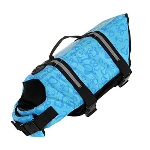 Warmhm Reflektierende Hundelebensweste Für Schwimmen Und Outdoor Aktivitäten Einstellbar Und Komfortabel Für Kleine Bis Große Mit Ring Für Leine Und Hoher Sichtbarkeit von Warmhm