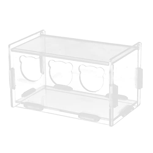Warmhm Rutin Futterbox Für Hygienische Futterbehälter Für Wellensittiche Kanarienvögel Und Nymphensittiche Zu Reinigen Großer Kapazität von Warmhm