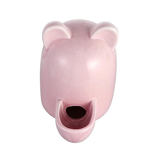 Warmhm Selbstdispensierender Haustierwasserspender mit Katzenohren Design Keramische Fütterungsschale für Hamster und Kleine für Tierhaltung Rot Warmhm Selbstdispensierender Haustierwasserspender mit Katzenohren Design Keramische Fütterungsschale für Hamster und Kleine für Tierhaltung Rot von Warmhm
