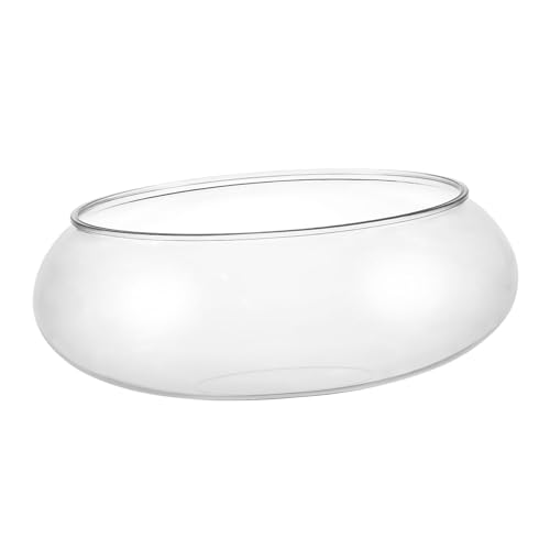 Warmhm Transparenter Desktop Aquarium Tank für Goldfische und Betta Bruchsicherer Kunststofffischbehälter als Stilvolle Bürodeko und Kreativer Blumtopf für Warmhm Transparenter Desktop Aquarium Tank für Goldfische und Betta Bruchsicherer Kunststofffischbehälter als Stilvolle Bürodeko und Kreativer Blumtopf für von Warmhm