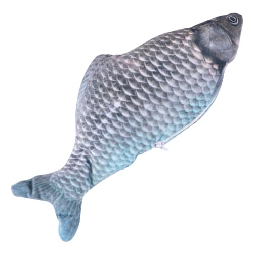 Warmhm USB Wiederaufladbares Elektronisches Katzenspielzeug Lustiger Springfisch Teaser Für Interaktive Beschäftigung Fördert Und Stärkung Dunkelblau Warmhm USB Wiederaufladbares Elektronisches Katzenspielzeug Lustiger Springfisch Teaser Für Interaktive Beschäftigung Fördert Und Stärkung Dunkelblau von Warmhm