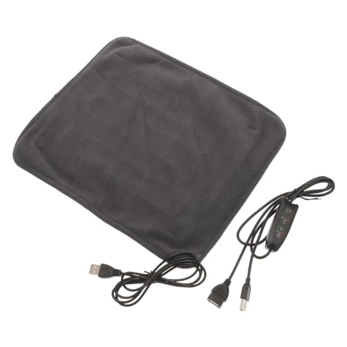 Warmhm Verstellbare Haustierheizdecke USB Beheizte Matte für Katzen Kleine Temperaturregulierbar Tragbar Waschbar für Kalte und Reisen Tiefgrau Warmhm Verstellbare Haustierheizdecke USB Beheizte Matte für Katzen Kleine Temperaturregulierbar Tragbar Waschbar für Kalte und Reisen Tiefgrau von Warmhm