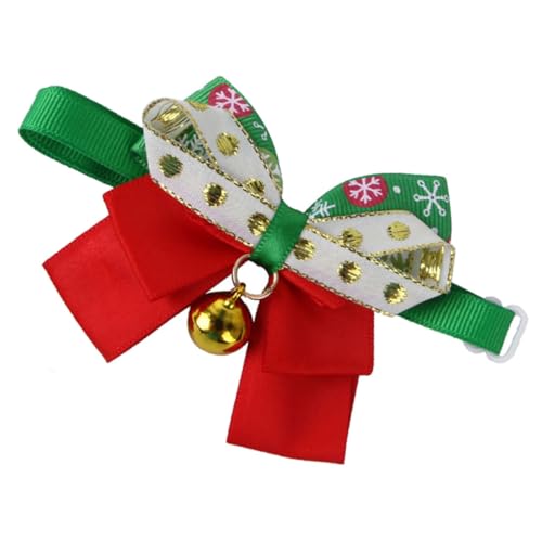 Warmhm Verstellbares Weihnachts Mit Glöckchen Für Haustiere Dekoratives Und Hundehalsband Mit Design Für Festliche Anlässe Für Kätzchen Und Kleine von Warmhm