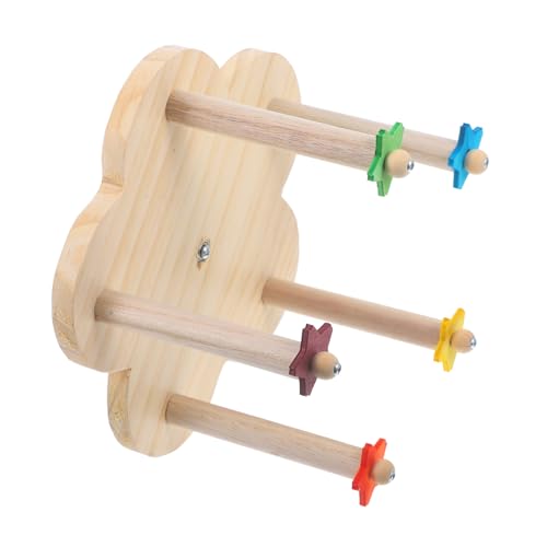 Warmhm Vogel Papageien Barsch Rad Aus Holz Drehendes Für Vogelkäfige Kletterspielzeug Für Papageien Und Andere Für Käfig Spielplatz von Warmhm