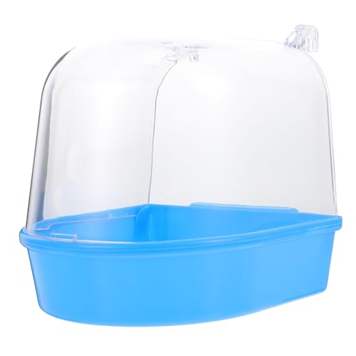 Warmhm Vogelbad für Käfige Abgedeckte Badewanne für Kleine Wie Kanarienvögel Wellensittiche und Papageien Wasserspender aus Umweltfreundlichem Material von Warmhm