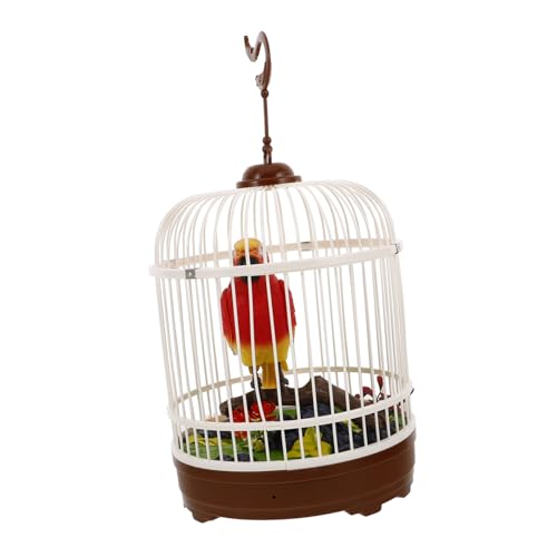 Warmhm Vogelkäfig- interaktives lustiges Schwingender Vogel Mini Vogelkäfig Tragbares kleine Vogelkäfige Vogelkäfer Plastik rot Warmhm Vogelkäfig- interaktives lustiges Schwingender Vogel Mini Vogelkäfig Tragbares kleine Vogelkäfige Vogelkäfer Plastik rot von Warmhm