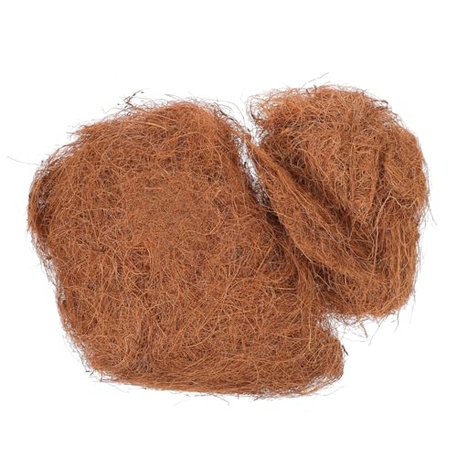 Warmhm Vogelnest Aus Kokosfaser: Sittiche, Finken Und Unzertrennliche, Warmes Brutbett, Natürliches Kokosmaterial Für Kleine Vögel, 250 G von Warmhm