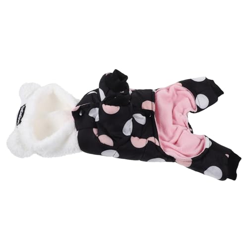 Warmhm Warmer Hundemantel Aus Atmungsaktivem Baumwollmaterial Bequeme Hundekleidung Für Stilvolles Design Mit Knopfverschluss Für Drinnen Und Draußen von Warmhm
