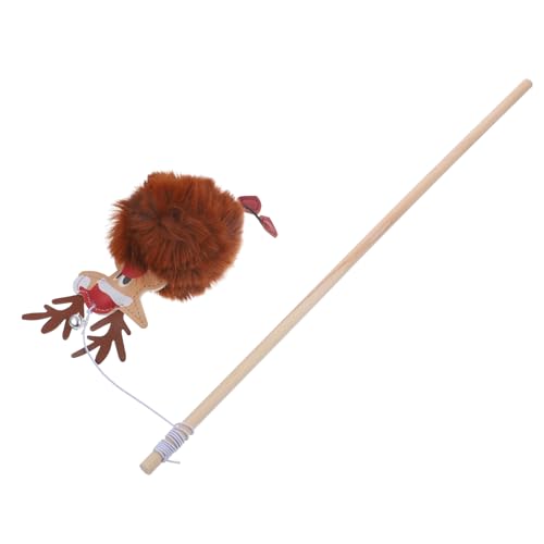 Warmhm Weihnachtlicher Interaktiver Katzenspielzeug Rentier Teaser für Katzen Langlebig und Sicher Fördert und Bewegung für Indoor Katzen Warmhm Weihnachtlicher Interaktiver Katzenspielzeug Rentier Teaser für Katzen Langlebig und Sicher Fördert und Bewegung für Indoor Katzen von Warmhm
