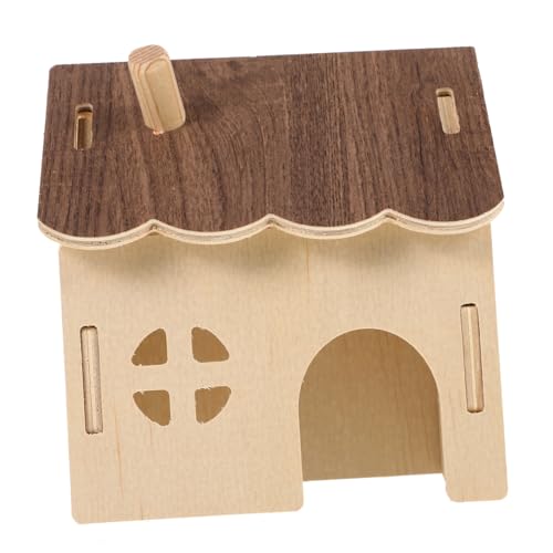Warmhm Zusammengebaute Hamsterhütte Aus Holz Entzückendes Rattenversteck Dekoratives Hamsterhaus Für Käfige Sichere Schlafumgebung Und Spielplatz Für Kleine Haustiere Warmhm Zusammengebaute Hamsterhütte Aus Holz Entzückendes Rattenversteck Dekoratives Hamsterhaus Für Käfige Sichere Schlafumgebung Und Spielplatz Für Kleine Haustiere von Warmhm