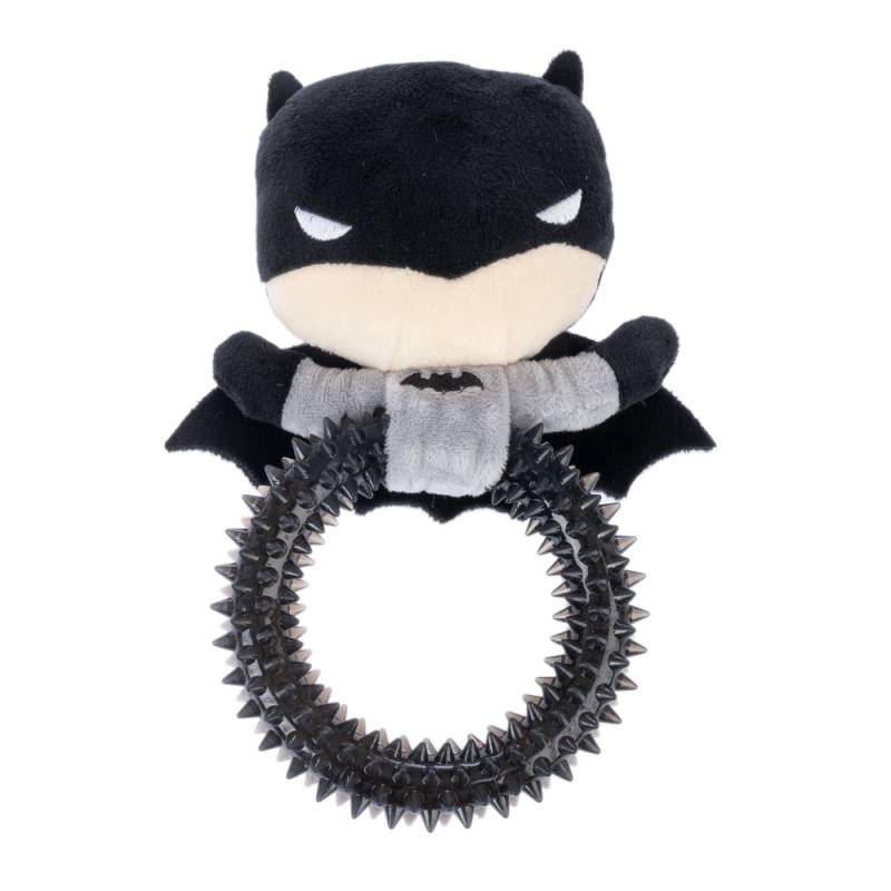 DC Batman Hundespielzeug mit Ring - ca. L 19 x B 14 x H 5 cm von Warner Bros