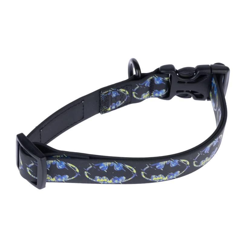 Halsband DC Batman, schwarz - Größe S: 25 - 36 cm Halsumfang, 20 mm breit von Warner Bros