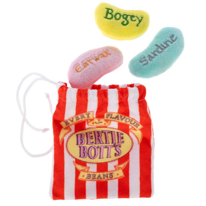 Harry Potter Katzenspielzeugset Bertie Botts Bohnen - 3er-Set inkl. Stoffbeutel von Warner Bros