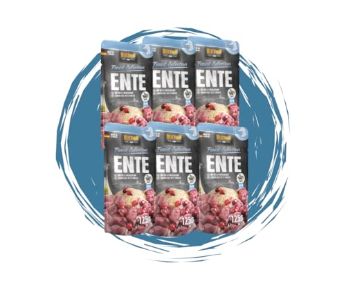 Belcando Frischebeutel Nassfutter | Multi Bundle, Sparpaket | Verschiedene Sorten | 6x125g (125g, 6X Ente) von Warnick´s Tierfutterservice