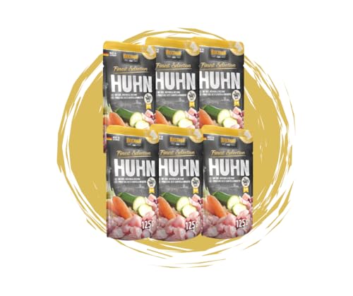 Belcando Frischebeutel Nassfutter | Multi Bundle, Sparpaket | Verschiedene Sorten | 6x125g (125g, 6X Huhn) von Warnick´s Tierfutterservice