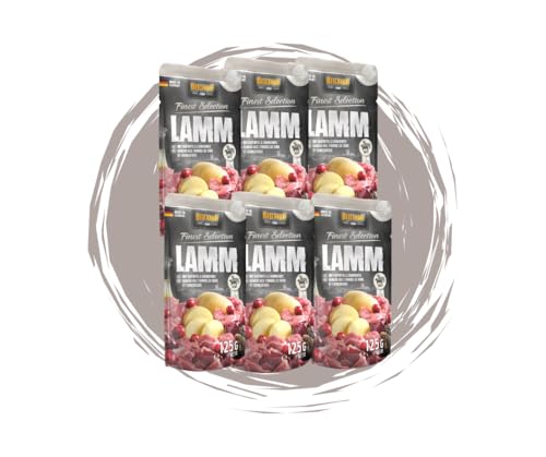 Belcando Frischebeutel Nassfutter | Multi Bundle, Sparpaket | Verschiedene Sorten | 6x125g (125g, 6X Lamm) von Warnick´s Tierfutterservice