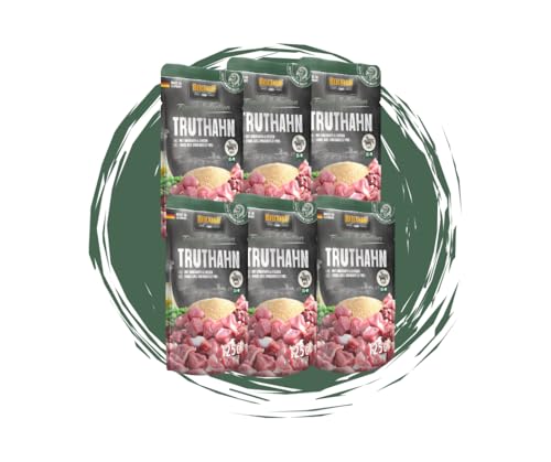 Belcando Frischebeutel Nassfutter | Multi Bundle, Sparpaket | Verschiedene Sorten | 6x125g (125g, 6X Truthahn) von Warnick´s Tierfutterservice