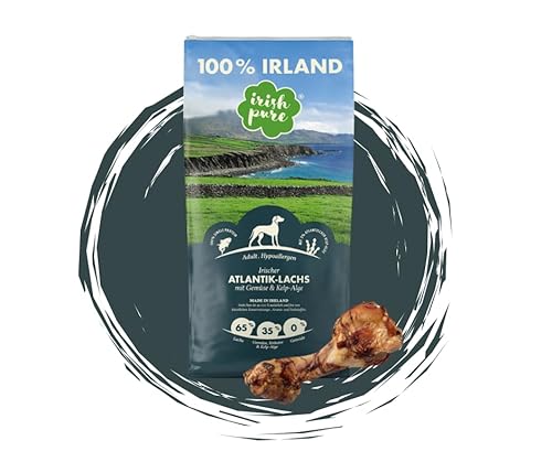 Irish Pure Adult | Atlantik Lachs 12kg + Power Bone | Sparpaket | Bundle von Warnick´s Tierfutterservice