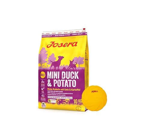Josera Exclusive MiniDuck & Potato, Hundefutter, Trockenfutter, 10 KG + Goodie Frisbee von Warnick´s Tierfutterservice