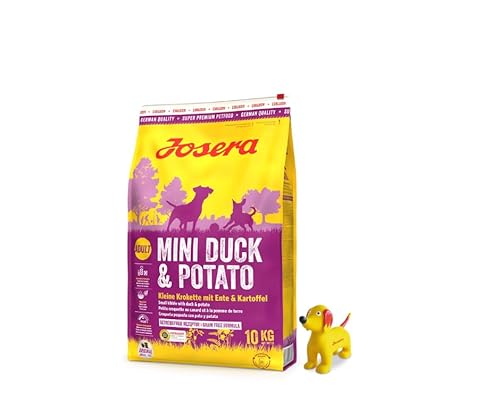 Josera Exclusive MiniDuck & Potato, Hundefutter, Trockenfutter, 10 KG + Goodie Quietsche Seppl von Warnick´s Tierfutterservice