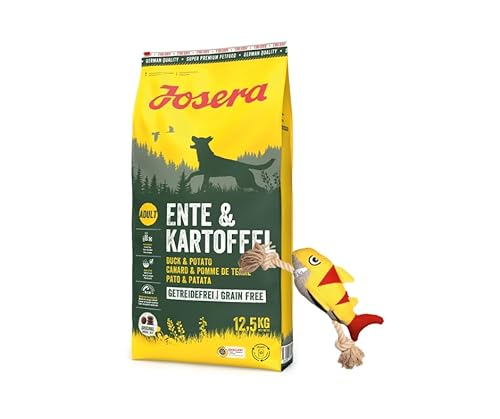 Josera Exclusive Ente & Kartoffel, Hundefutter, Trockenfutter, 12,5 KG + Goodie Hai von Warnick´s Tierfutterservice