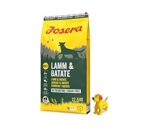 Josera Exclusive Lamm & Batate, Hundefutter, Trockenfutter, 12,5 KG + Goodie Quietsche Seppl von Warnick´s Tierfutterservice