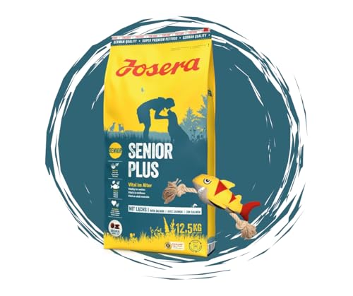 Josera - Hundefutter - Josera Exclusive SeniorPlus - Trockenfutter 12,5 KG + Goodie Hai - Vitales Hundefutter für Senioren mit Lachsöl von Warnick´s Tierfutterservice