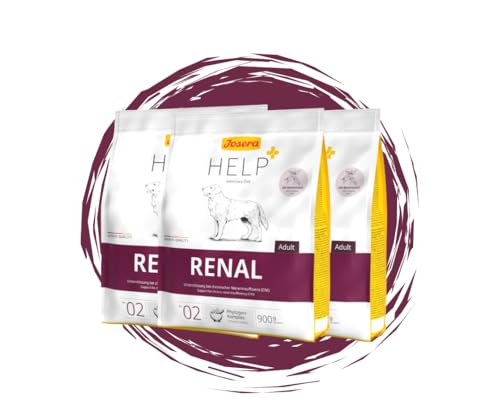 Josera Help Dog | Renal 3x900g Trockenfutter | Sparpaket | Hundefutter von Warnick´s Tierfutterservice
