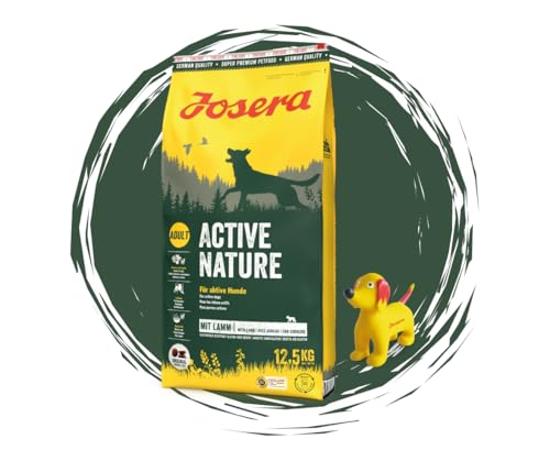 Josera - Hundefutter - Josera Exclusive ActiveNature - Trockenfutter 12,5 KG Premiumfutter mit Lamm & Geflügel + Goodie Quietsche Seppl von Warnick´s Tierfutterservice