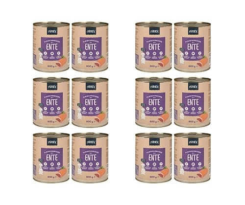 Primox | Ente 2x6x800g | Sparpaket | Hundefutter von Warnick´s Tierfutterservice