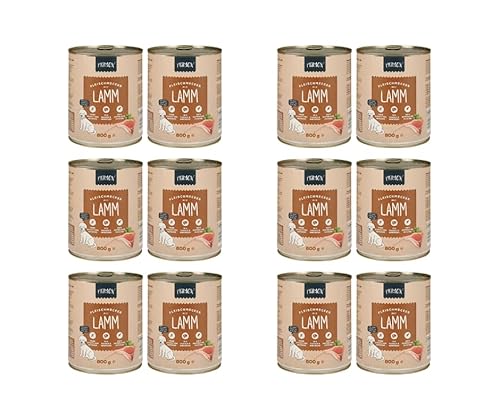 Primox | Lamm 2x6x800g | Sparpaket | Hundefutter von Warnick´s Tierfutterservice