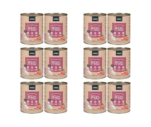 Primox | Pferd 2x6x800g | Sparpaket | Hundefutter von Warnick´s Tierfutterservice