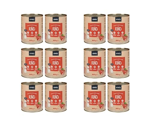 Primox | Rind 2x6x800g | Sparpaket | Hundefutter von Warnick´s Tierfutterservice