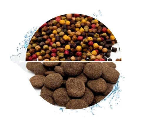Warnick's Koifutter 5-Sorten-Mix mit Spirulina - 15 kg, 3 mm mit 1 kg Hanzam - Fischfutter für Koi & Zierfrische - schwimmfähig & gut verdaulich von Warnick´s Tierfutterservice