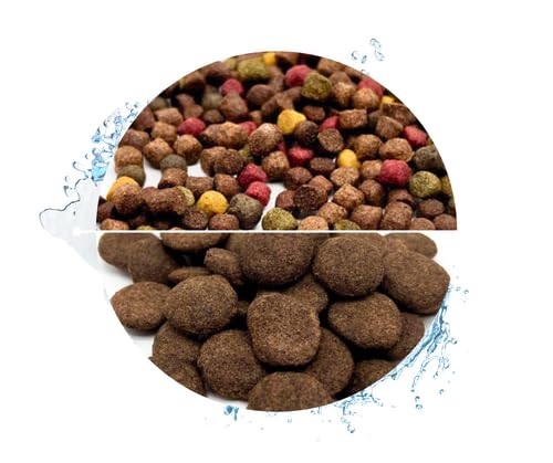 Warnick's Koifutter 5-Sorten-Mix mit Spirulina - 15 kg, 6 mm mit 1 kg Hanzam - Fischfutter für Koi & Zierfrische - schwimmfähig & gut verdaulich von Warnick´s Tierfutterservice