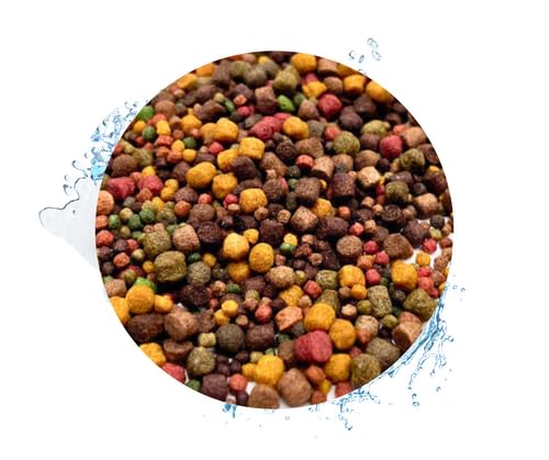 Warnick's Koifutter 8-Sorten-Mix mit Spirulina - 5 L, 3-6 mm im Eimer - Fischfutter für Koi & Zierfrische - schwimmfähig & gut verdaulich von Warnick´s Tierfutterservice