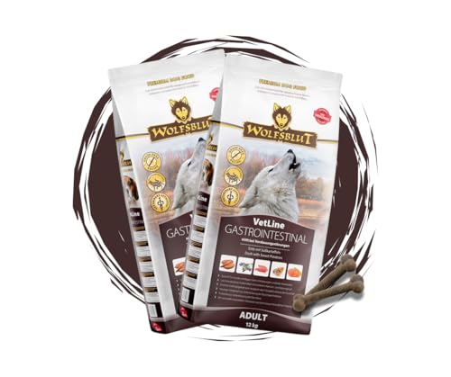 Wolfsblut Vetline Hundefutter - GASTROINTESTINAL, 2x12kg - Sparbundel, Sparpaket - inklusive Warnicks Tierfutterservice Hundesnack Goodie Wolfsblut Vetline Hundefutter - GASTROINTESTINAL, 2x12kg - Sparbundel, Sparpaket - inklusive Warnicks Tierfutterservice Hundesnack Goodie von Warnick´s Tierfutterservice