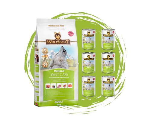 Wolfsblut Vetline Hundefutter - Joint Care, 12kg + 6x395g - Sparbundel, Sparpaket - inklusive Warnicks Tierfutterservice Hundesnack Goodie Wolfsblut Vetline Hundefutter - Joint Care, 12kg + 6x395g - Sparbundel, Sparpaket - inklusive Warnicks Tierfutterservice Hundesnack Goodie von Warnick´s Tierfutterservice