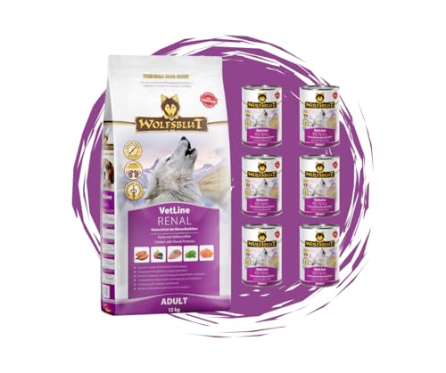 Wolfsblut Vetline Hundefutter - RENAL, 12kg + 6x395g - Sparbundel, Sparpaket - inklusive Warnicks Tierfutterservice Hundesnack Goodie Wolfsblut Vetline Hundefutter - RENAL, 12kg + 6x395g - Sparbundel, Sparpaket - inklusive Warnicks Tierfutterservice Hundesnack Goodie von Warnick´s Tierfutterservice