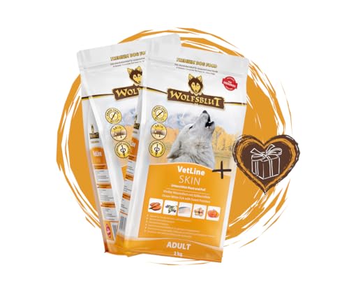 Wolfsblut Vetline Hundefutter - Skin & Coat, 2x2kg - Sparbundel, Sparpaket - inklusive Warnicks Tierfutterservice Hundesnack Goodie Wolfsblut Vetline Hundefutter - Skin & Coat, 2x2kg - Sparbundel, Sparpaket - inklusive Warnicks Tierfutterservice Hundesnack Goodie von Warnick´s Tierfutterservice