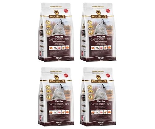 Wolfsblut Vetline | Hundefutter | Sparbundle | Sparpaket (4 x 2kg, Gastrointestinal) von Warnick´s Tierfutterservice