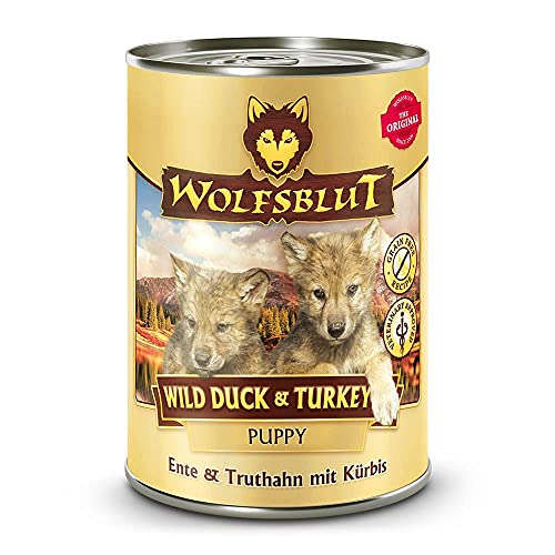 Wolfsblut | Wild Duck Puppy & Turkey| 6 x 395 g | Ente & Truthahn | Nassfutter | Hundefutter | Getreidefrei Wolfsblut | Wild Duck Puppy & Turkey| 6 x 395 g | Ente & Truthahn | Nassfutter | Hundefutter | Getreidefrei von Warnick´s Tierfutterservice