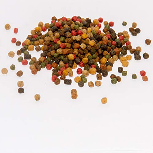 Warnick´s Tierfutterservice KOI - KOIFUTTER 10-Sorten-Mix 15 Liter mit Spirulina & Paprika (3mm) von Warnick´s Tierfutterservice