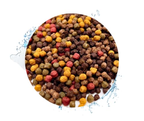 Warnicks Tierfutterservice KOI - KOIFUTTER 10-Sorten-Mix 5 kg mit Spirulina & Paprika (3mm) von Warnick´s Tierfutterservice