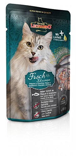 Warnick´s Tierfutterservice Leonardo Katzenfutter Fisch & Shrimps 16x85g von Warnick´s Tierfutterservice