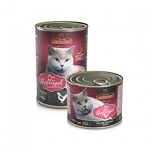 Leonardo Katzenfutter Geflügel pur 6x400g von Warnick´s Tierfutterservice