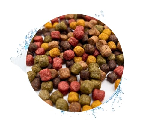 Warnicks Tierfutterservice KOI - KOIFUTTER 10-Sorten-Mix 15 kg mit Spirulina & Paprika in 6mm (3+6mm) von Warnick´s Tierfutterservice