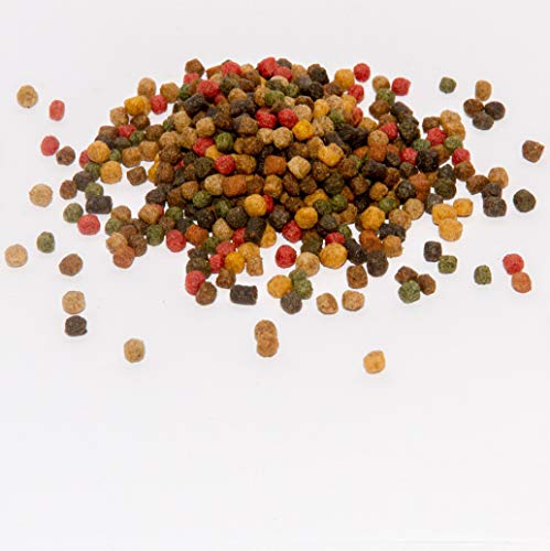 Warnicks Tierfutterservice KOI - KOIFUTTER 10-Sorten-Mix 15 kg mit Spirulina & Paprika in 6mm (6mm) von Warnick´s Tierfutterservice